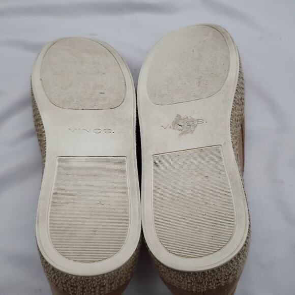 VINCE WILDEN ESPADRILLES SUEDE SNEAKERS JUTE Size 6.5 - Picture 8 of 16